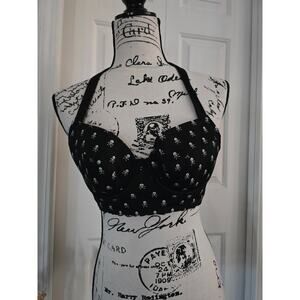 Killstar Raven Reef Bikini Top Size 36C NWT